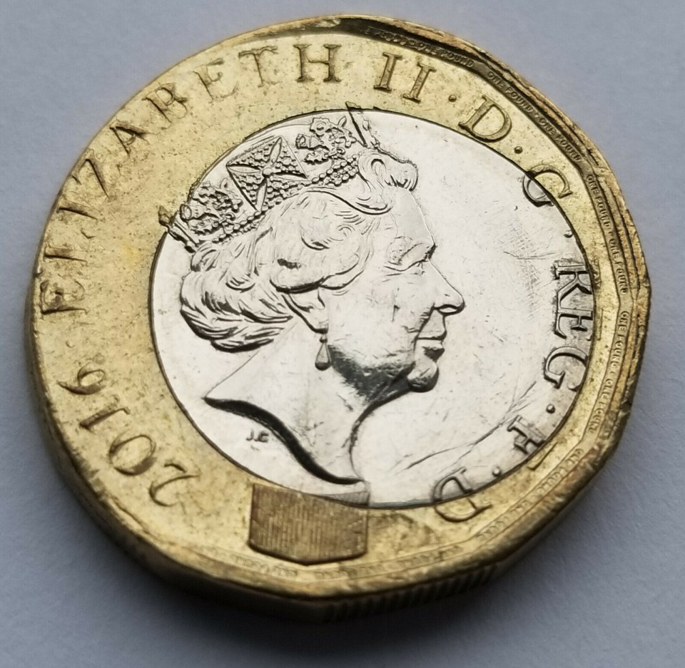 The coin looks a bit like something you might have on your plate at breakfast