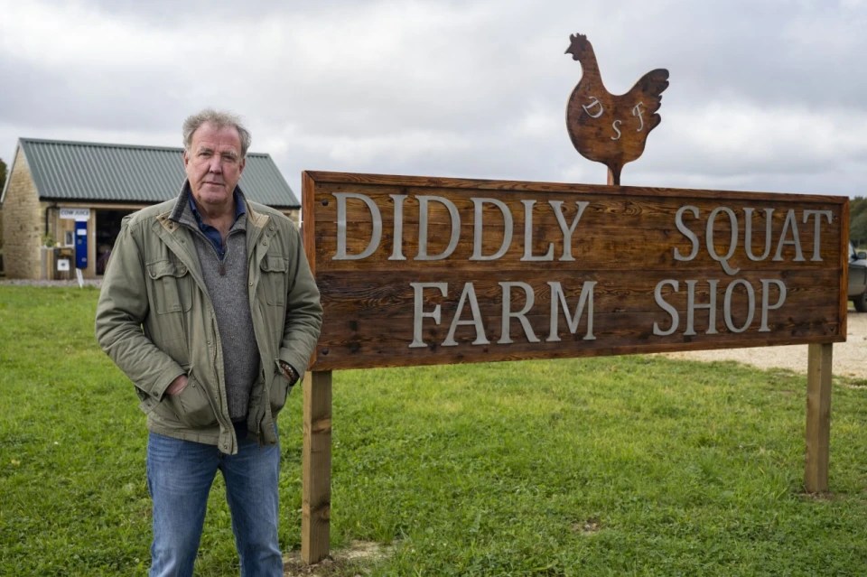 Jeremy Clarkson bid farewell to his shop's loyal fanbase on New Year's Eve