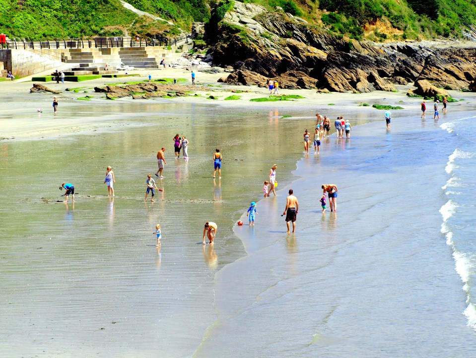 East Looe has golden sand