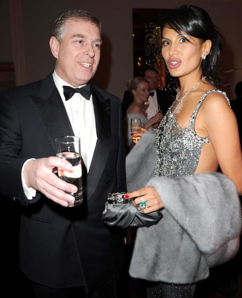 Prince Andrew with Kazakh socialite Goga Ashkenazi