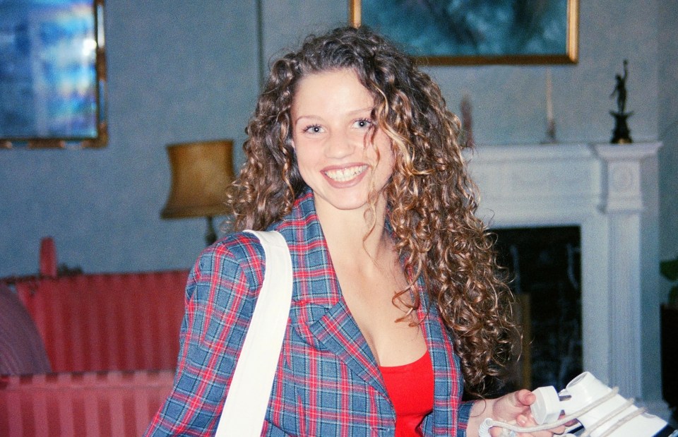 She was pictured in 1994 as a fresh-faced 16-year-old