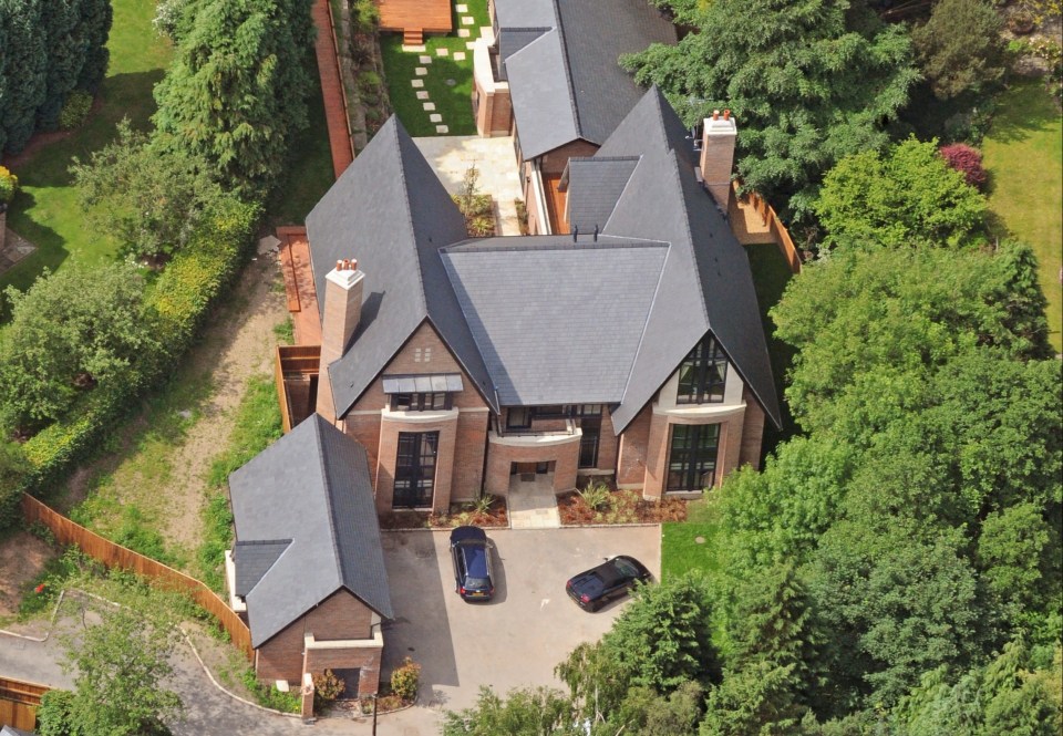 The couple live in a six-bedroom house near Wayne Rooney's former home