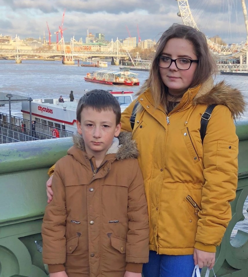 After waking up from her coma, Laura couldn't recognise her brother Gergo, they are pictured together in London on a day out before Laura's dioganosis