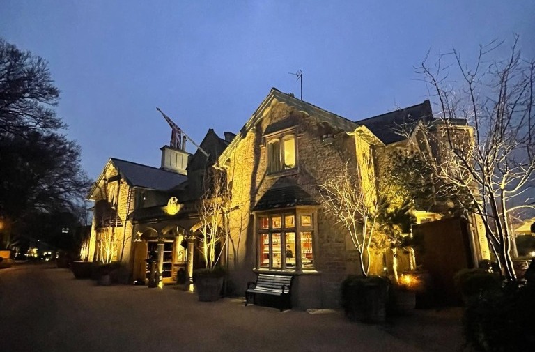 The pair stayed at the idyllic Homewood Hotel and Spa in Bath