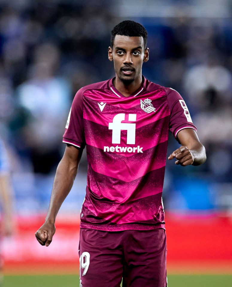 Real Sociedad striker Alexander Isak has been linked with a switch to Arsenal in January