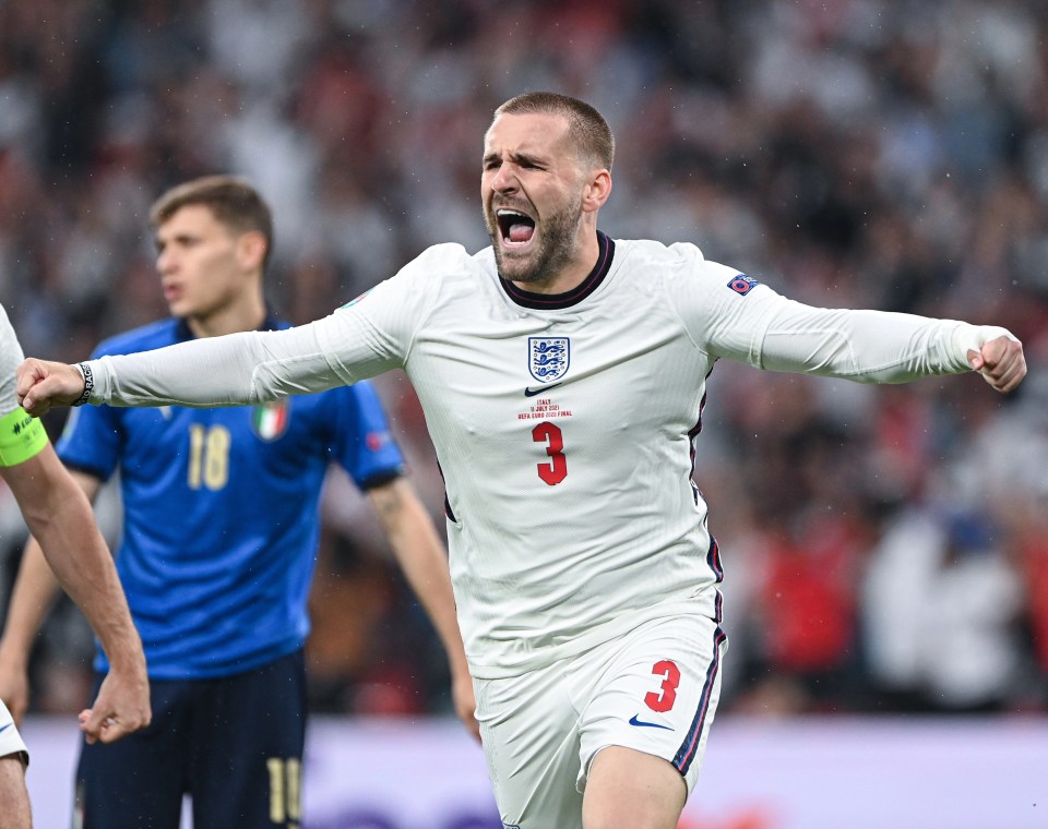 And the left-back had the whole country smiling after scoring a dream goal in the Euro 2020 final