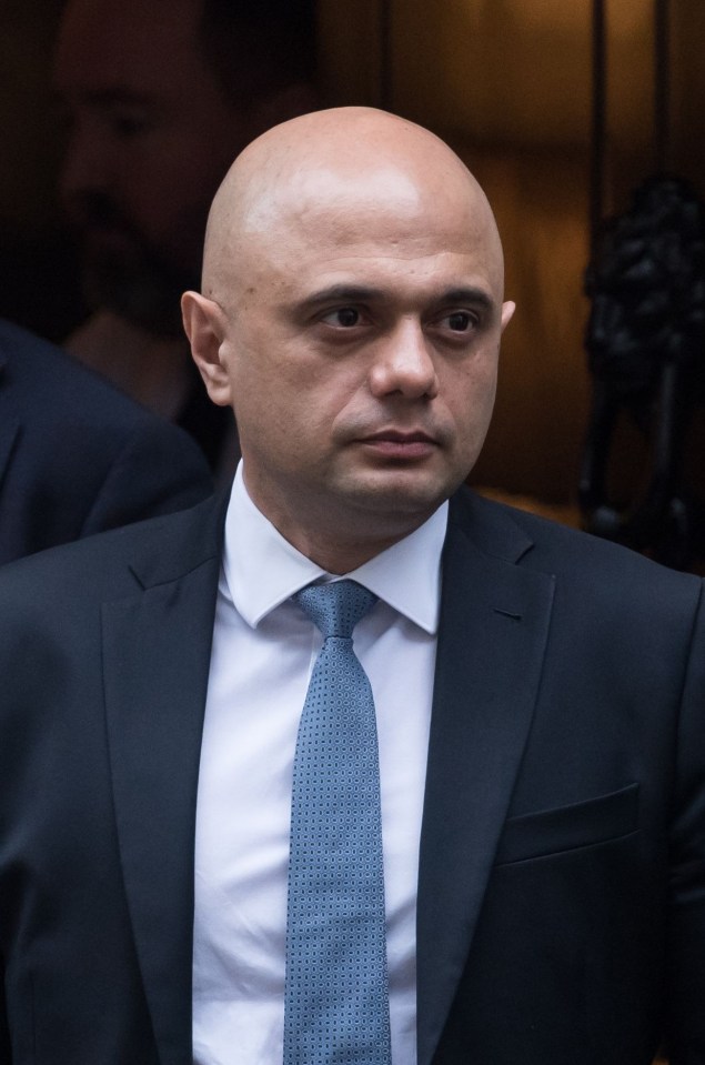 Sajid Javid said it remained the 'professional duty' of NHS staff to get the Covid vaccination