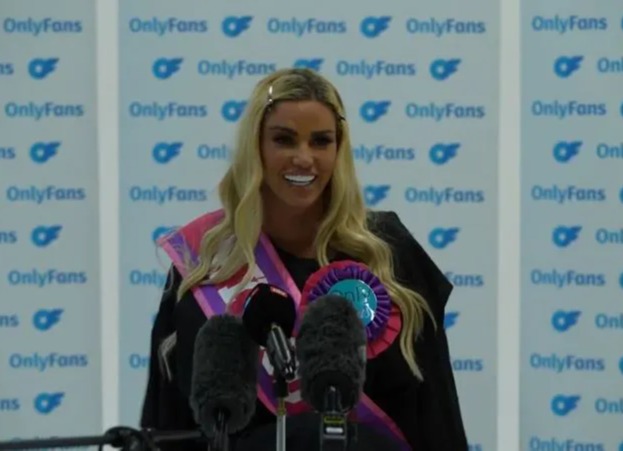 Katie Price says stripping off for OnlyFans is empowering now that she's in her 40s