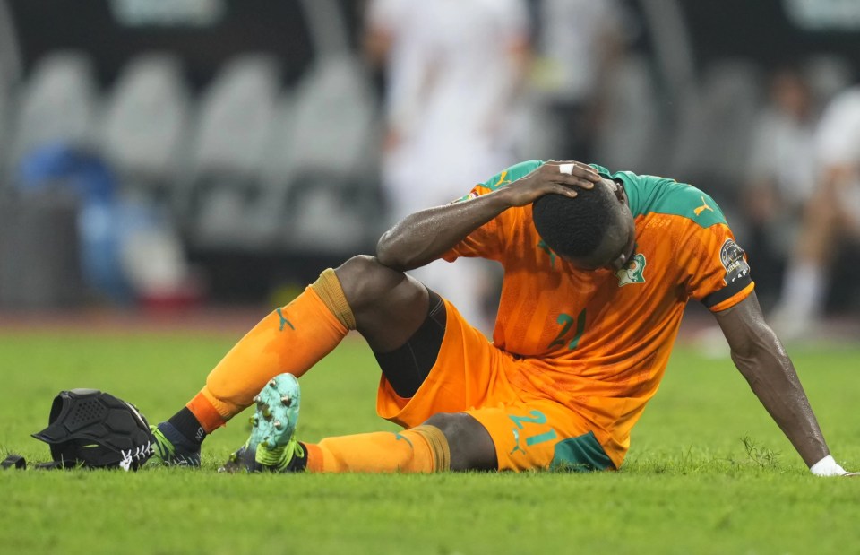 Eric Bailly was left devastated after his miss cost Ivory Coast the game