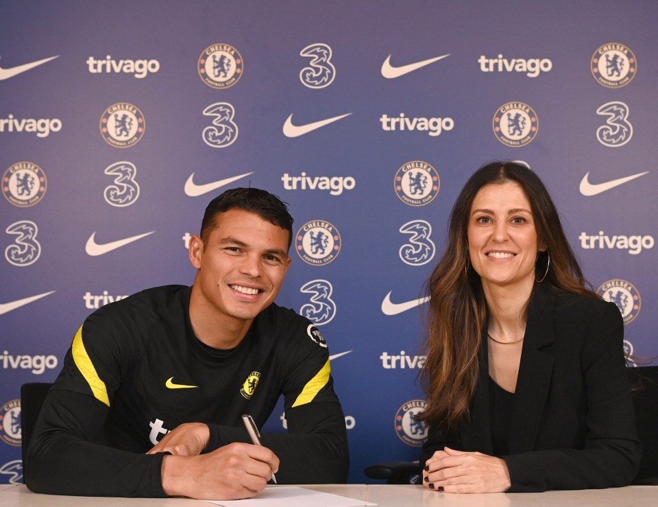 Thiago Silva has extended his Chelsea stay for another year