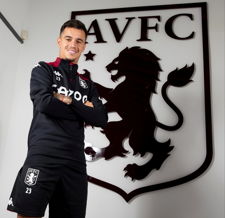 Philippe Coutinho joins Aston Villa from Barcelona