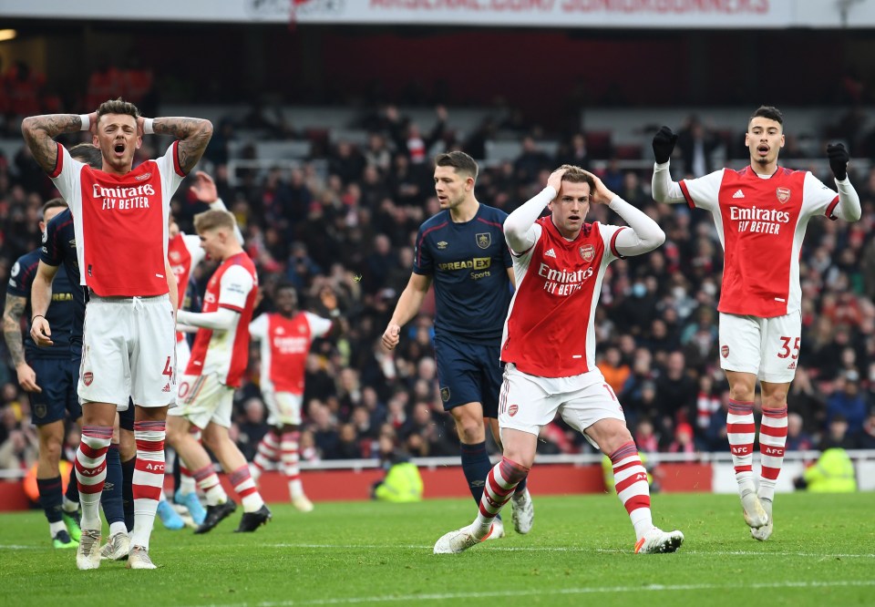 Arsenal were held 0-0 at home to Burnley and Piers was not impressed