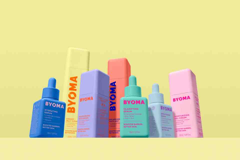 Byoma is full free skincare that looks to help repair your skin from the inside out