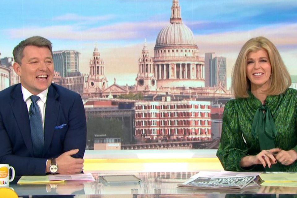 Kate and Ben led tributes to floor manager TIm on his last day