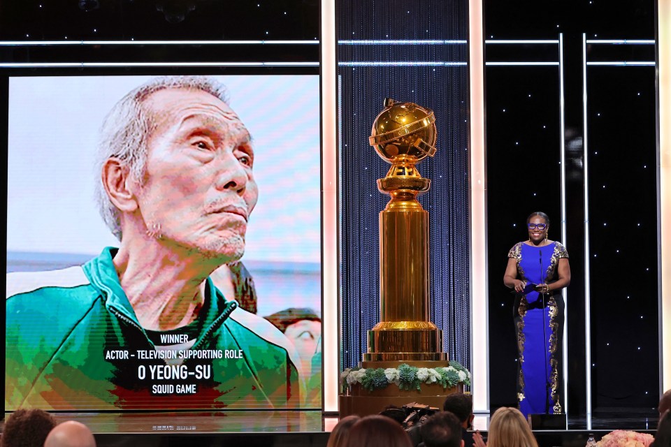 The 78-year-old won a Golden Globe for Best Supporting Actor in January