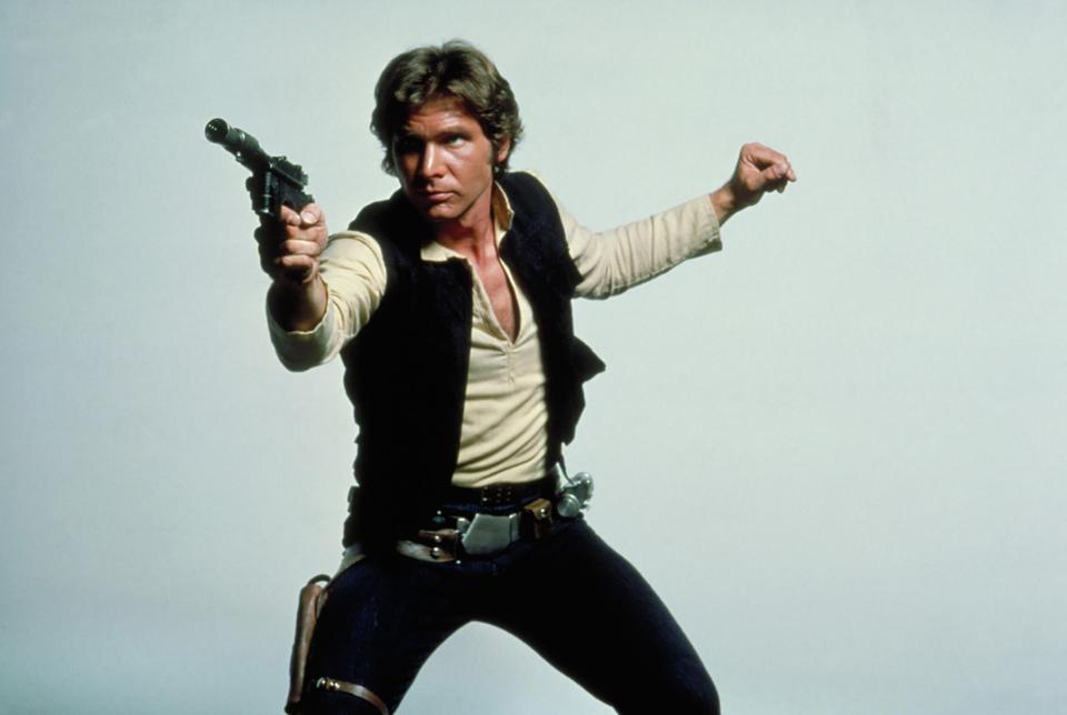 Ford first played Millennium Falcon pilot Han Solo in George Lucas's classic Star Wars: Episode IV – A New Hope in 1977