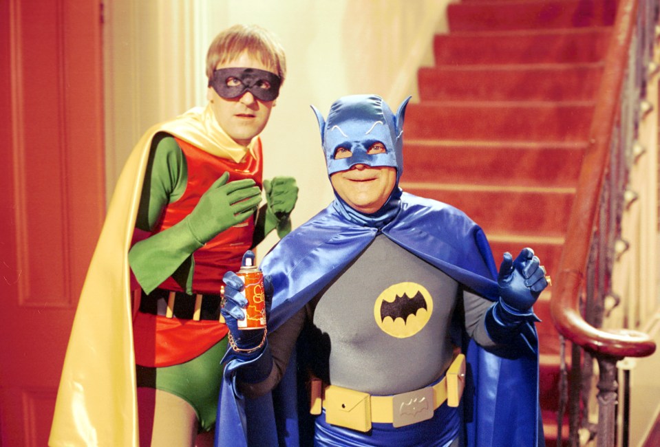 1996: Brothers dress as Batman and Robin, but party is a wake