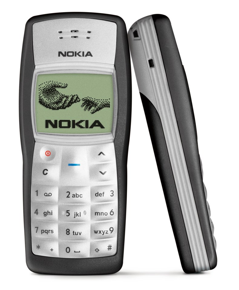 The Nokia 1100 is the world's best selling phone handset