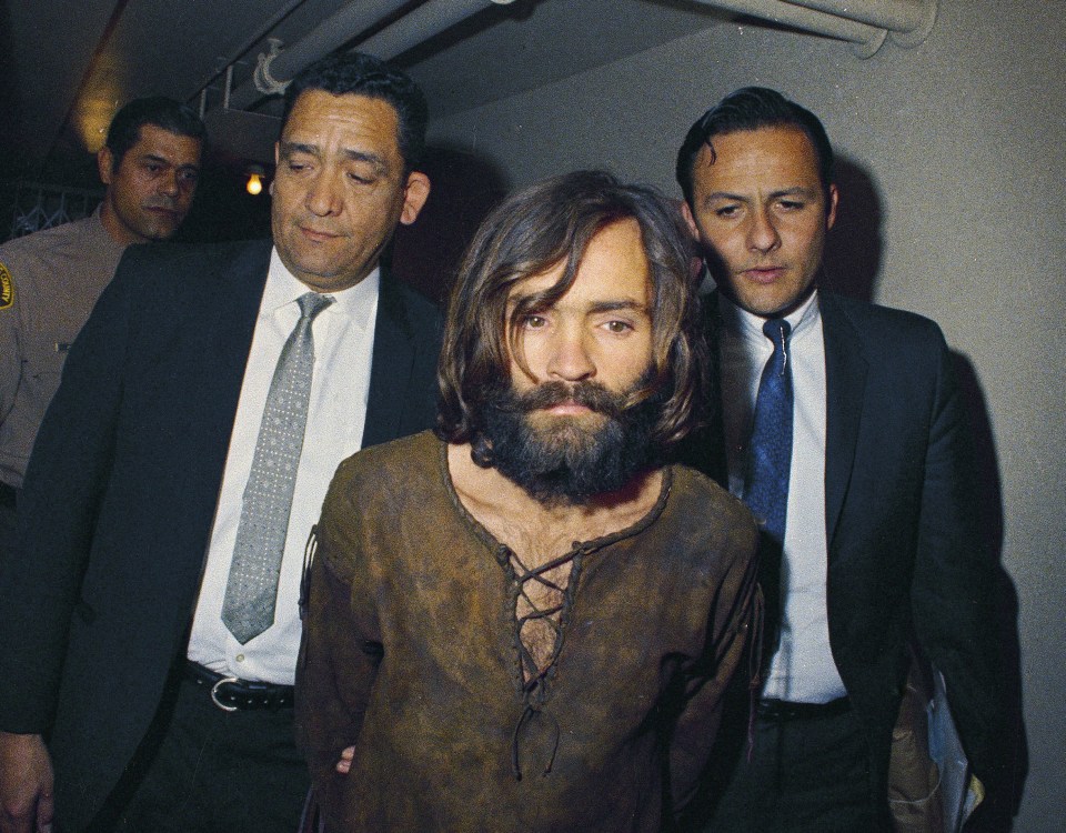 The Playboy founder was allegedly obsessed with cult leader Charles Manson (above)