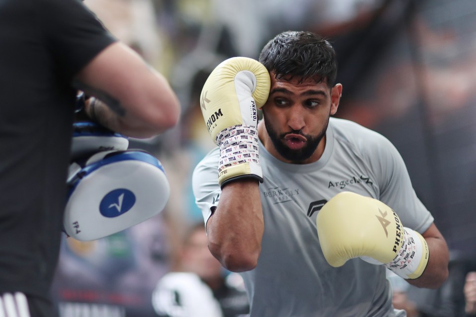 Khan is currently on a training camp in Colorado for the grudge match