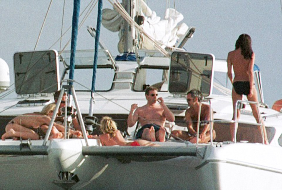 Prince Andrew pictured in Phuket in 2001 – where he is alleged to have met Goga