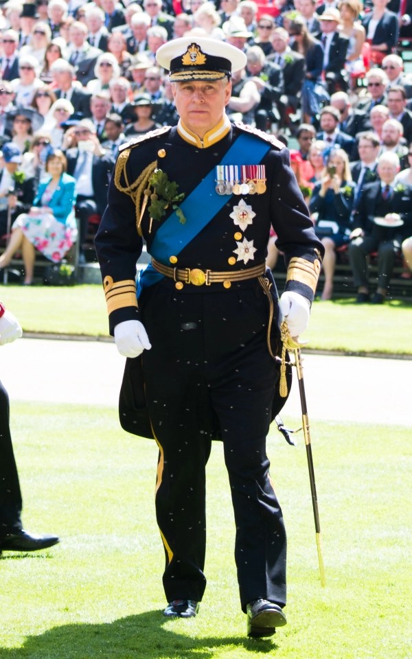 Andrew had not attended a single military event since he stepped back from royal duties two years ago