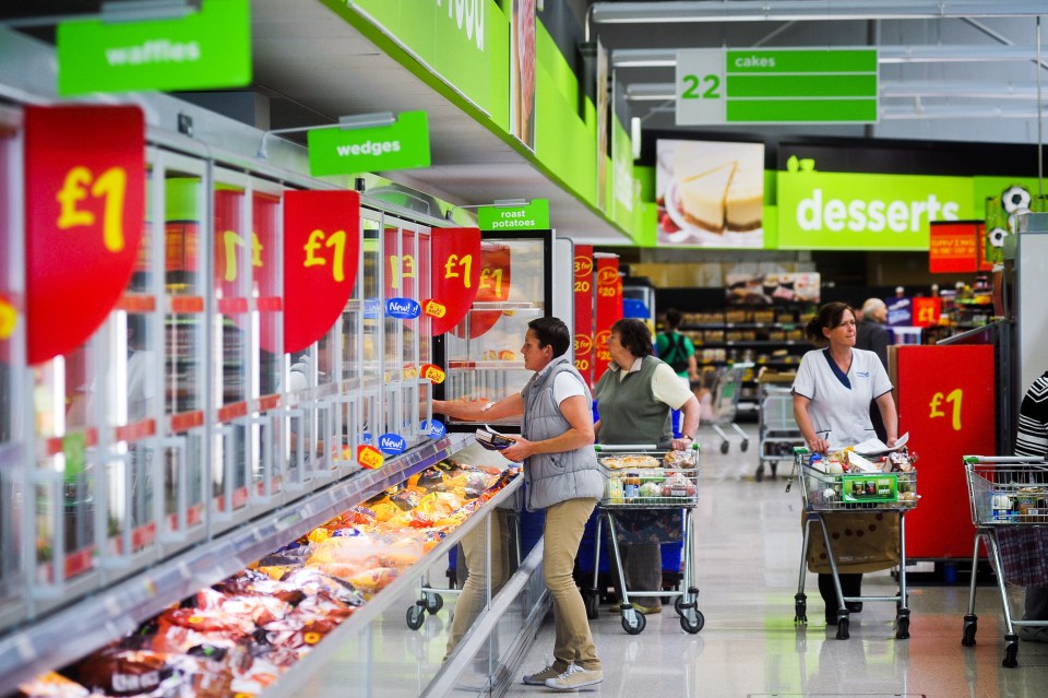 The vouchers can be spent at Asda, Aldi, Tesco and other big supermarkets