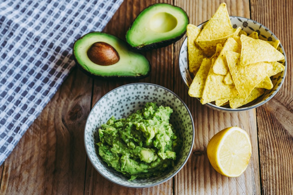 Guacamole is made with avocado - a healthy fruit with high magnesium