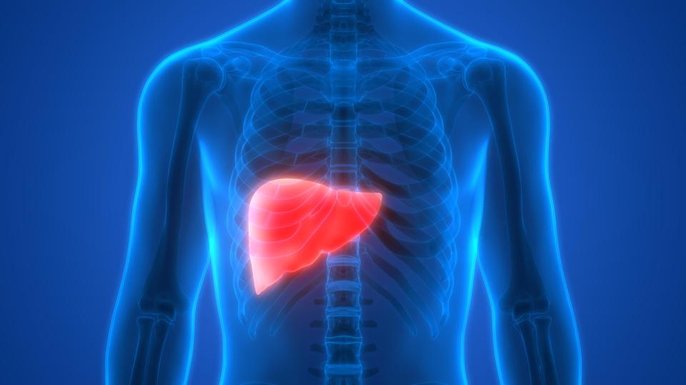 Liver cancer can cause pain around the lower ribs