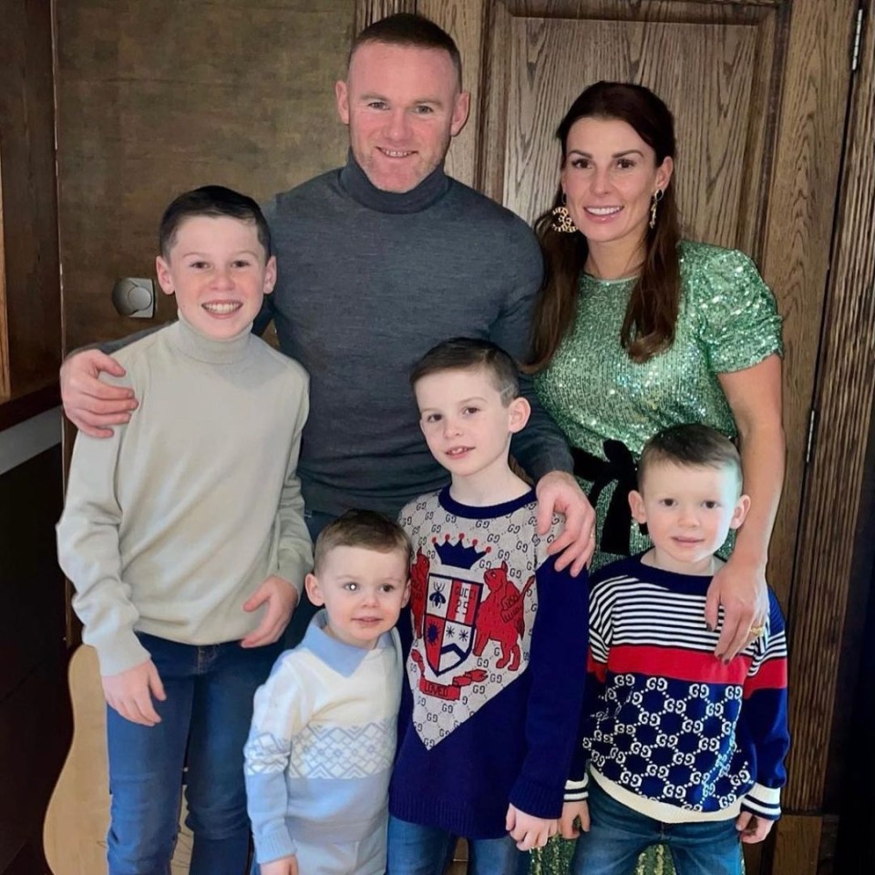 Coleen is mum to four sons with footballer husband, Wayne Rooney