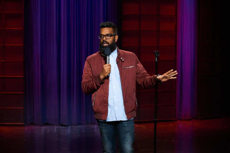 Romesh Ranganathan  said: 'I was grumpy when I first started TV. I think that came from nerves or you don’t feel comfortable enough to be yourself yet'