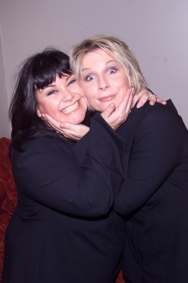 Dawn French (pictured with Jennifer Saunders) reckons “cheap” shows such as Love Island are killing off comedy