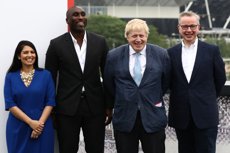 Former England teammate Sol Campbell also got involved in politics with the Tories