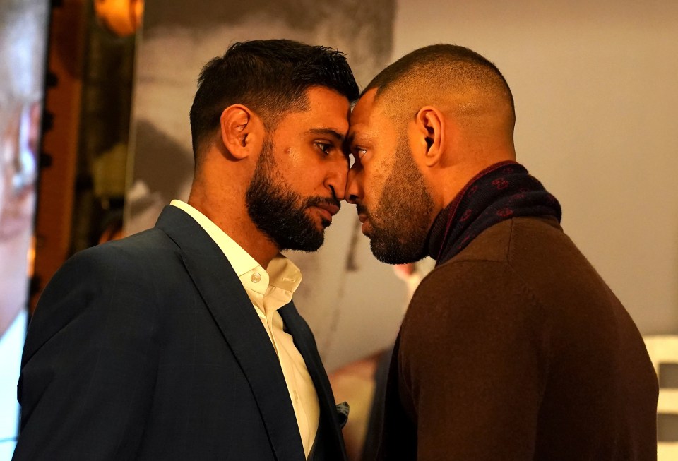 Kell Brook and Amir Khan ahead of their fight