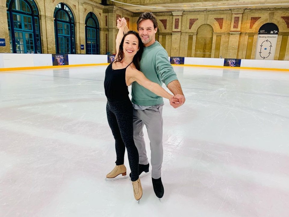 Ben has been partnered with professional skater Robin Johnstone on the show