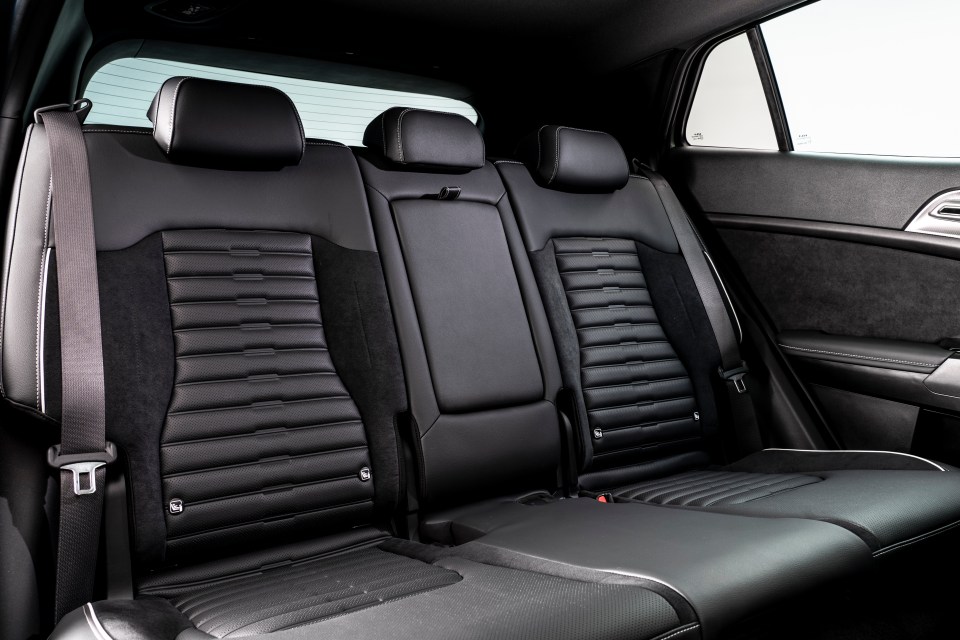 The roomy backseat is spacious and comfortable for passengers