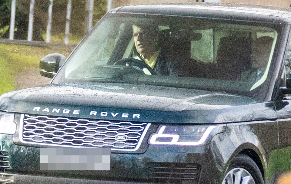 Prince Andrew spotted ahead of his meeting with the Queen this week