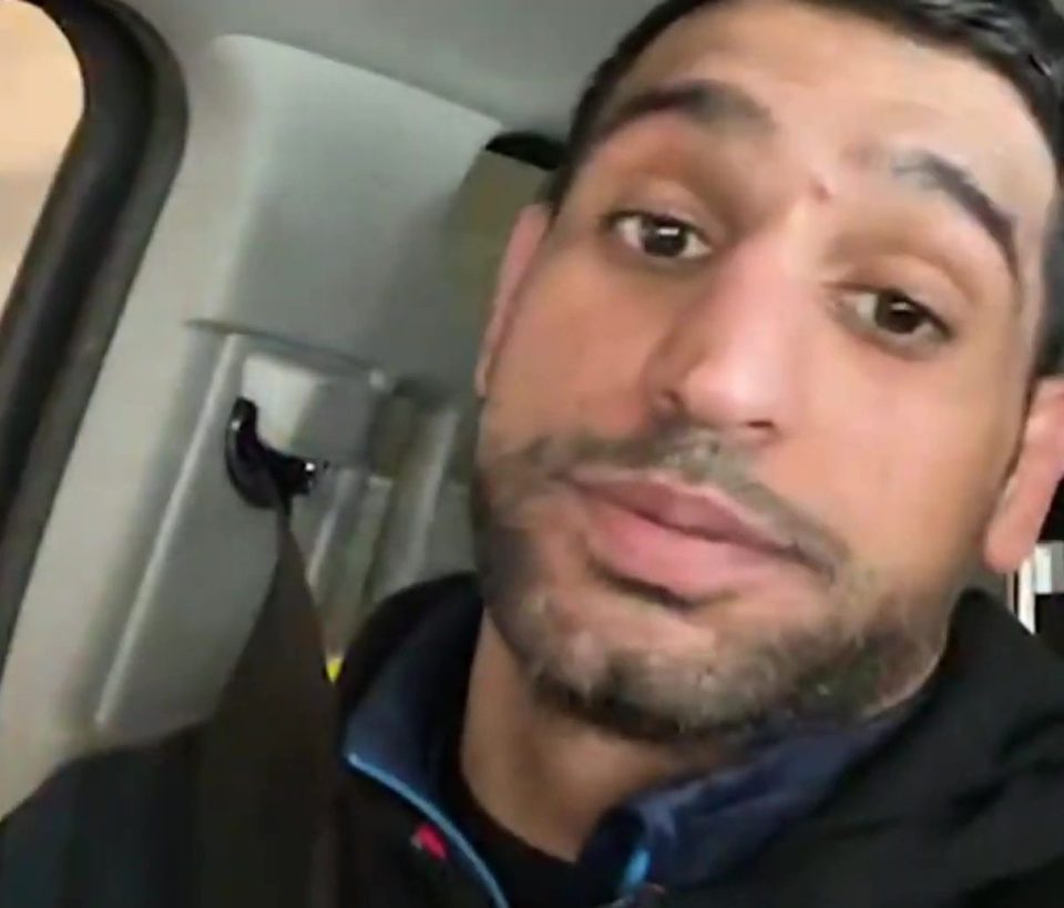 Khan’s Christmas Day live-stream on YouTube came as he drove with a pal near his home in Bolton