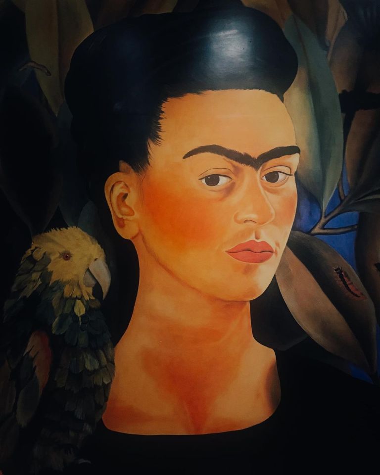 The pair visited a shrine to renowned Mexican artist Frida Kahlo