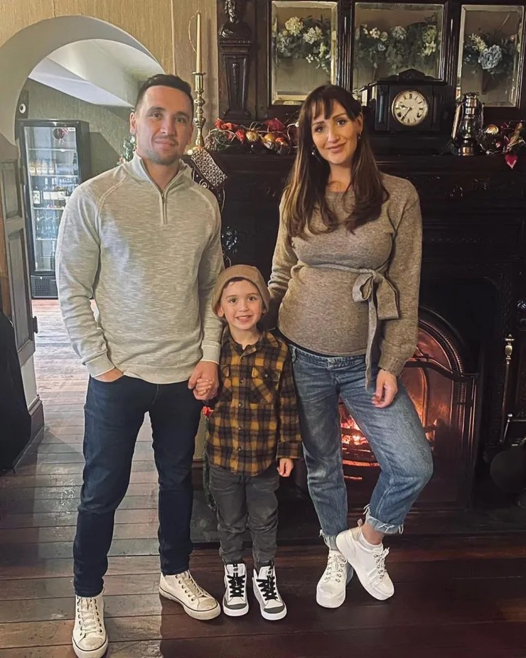 Catherine Tyldesley enjoyed a winter getaway with her family in Wales