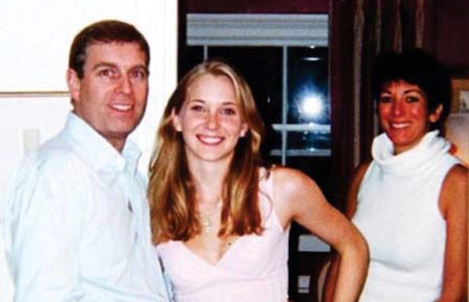 Virginia Roberts, pictured in the middle, claims prince Andrew had underage sex with her on three occasions