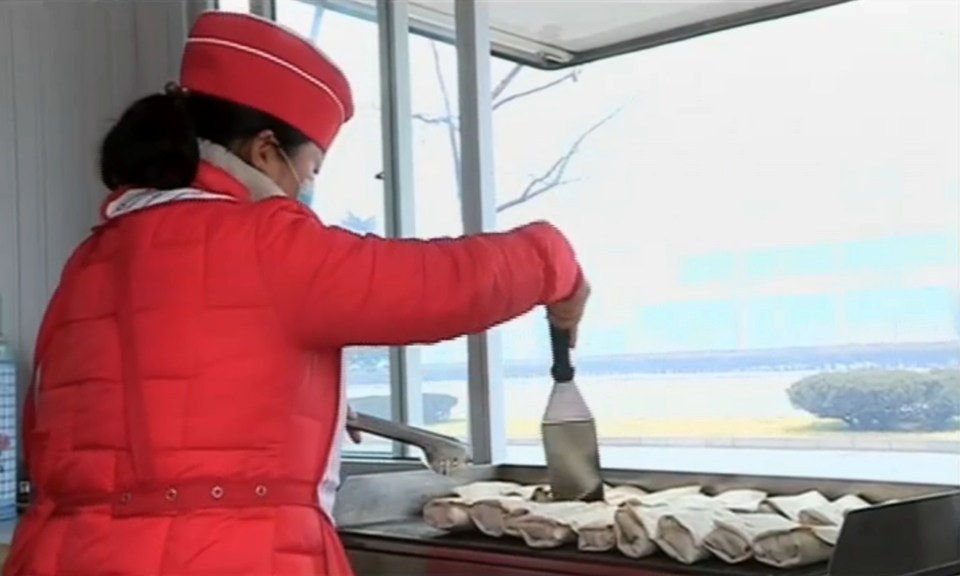 The North Korean burritos are called 'wheat wraps'