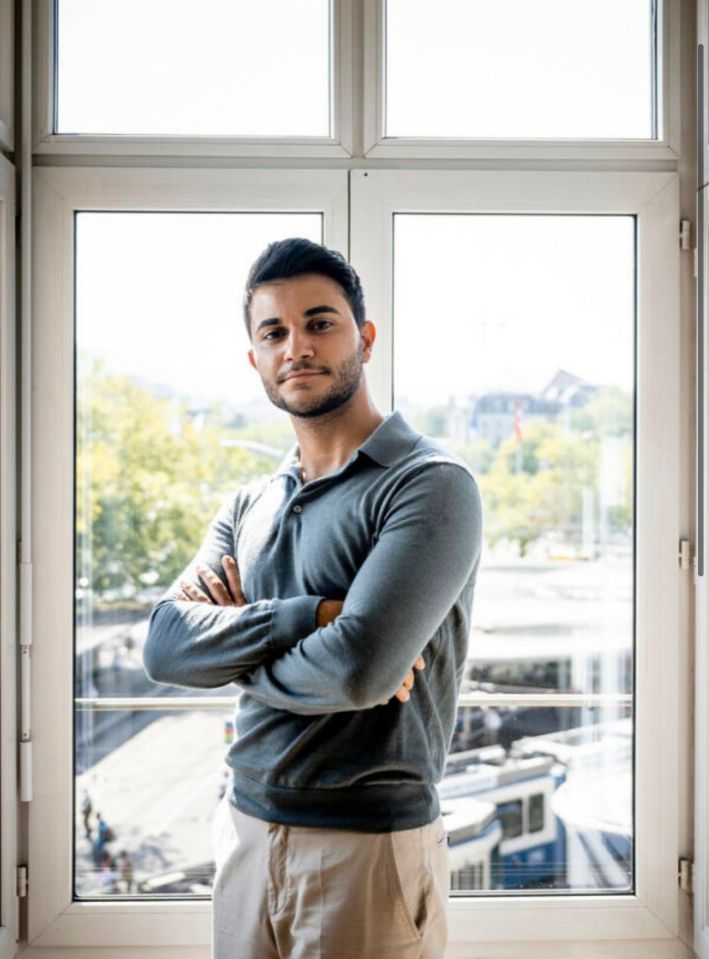 Dadvan Yousuf, 21, is now the youngest self-made millionaire in Switzerland