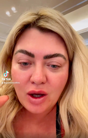 Gemma Collins showed off her natural beauty as shared with fans that she's joined TikTok with her nephew Hayden