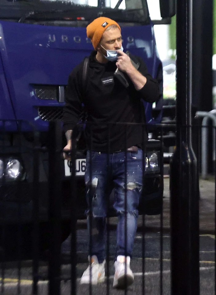 Matthew was pictured last week arriving at the studios in Leeds.