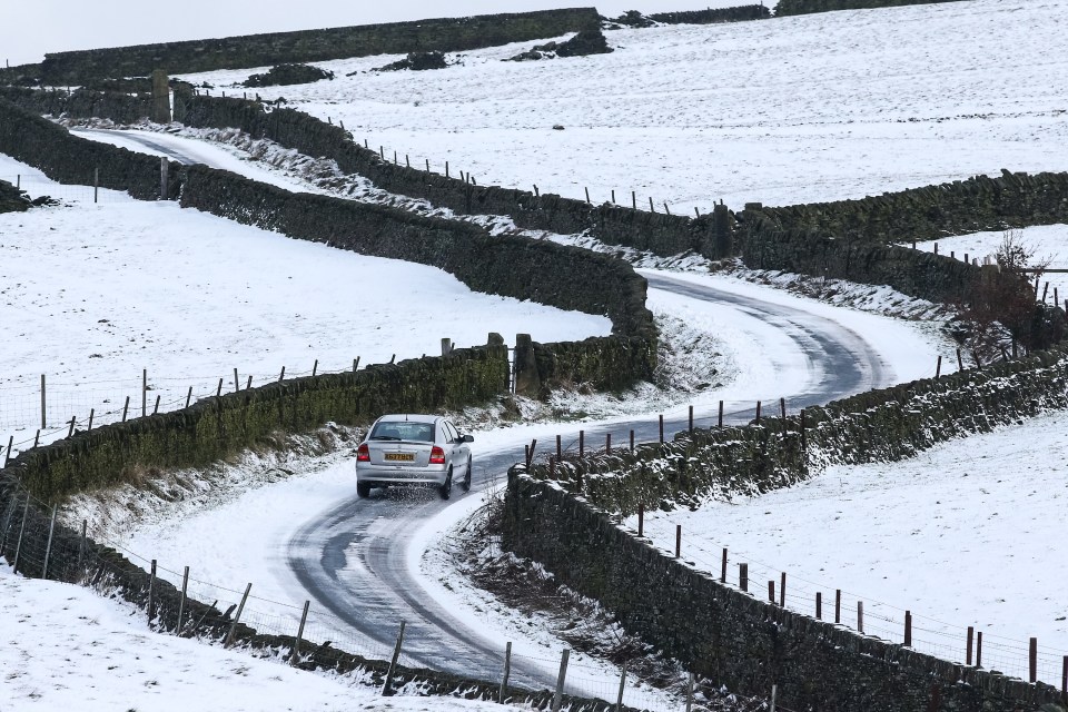 But a band of snow will move south from the Highlands of Scotland on the last weekend of January, it's believed