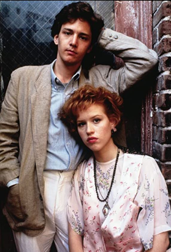 Molly Ringwald and Andrew McCarthy in Pretty in Pink