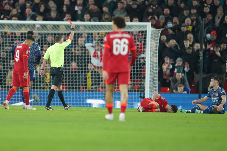 Granit Xhaka apologised to his Arsenal team-mates after his red card in the Carabao Cup semi-finals