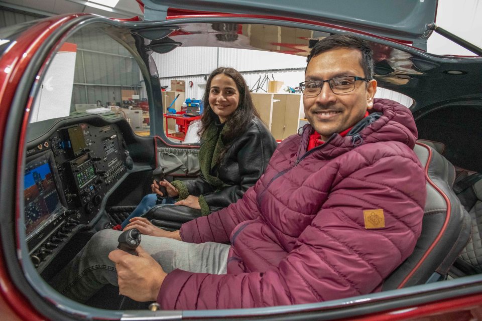 Ashok Aliseril and his family can’t wait to take to the air after completing the 1,500-hour, £140,000 project