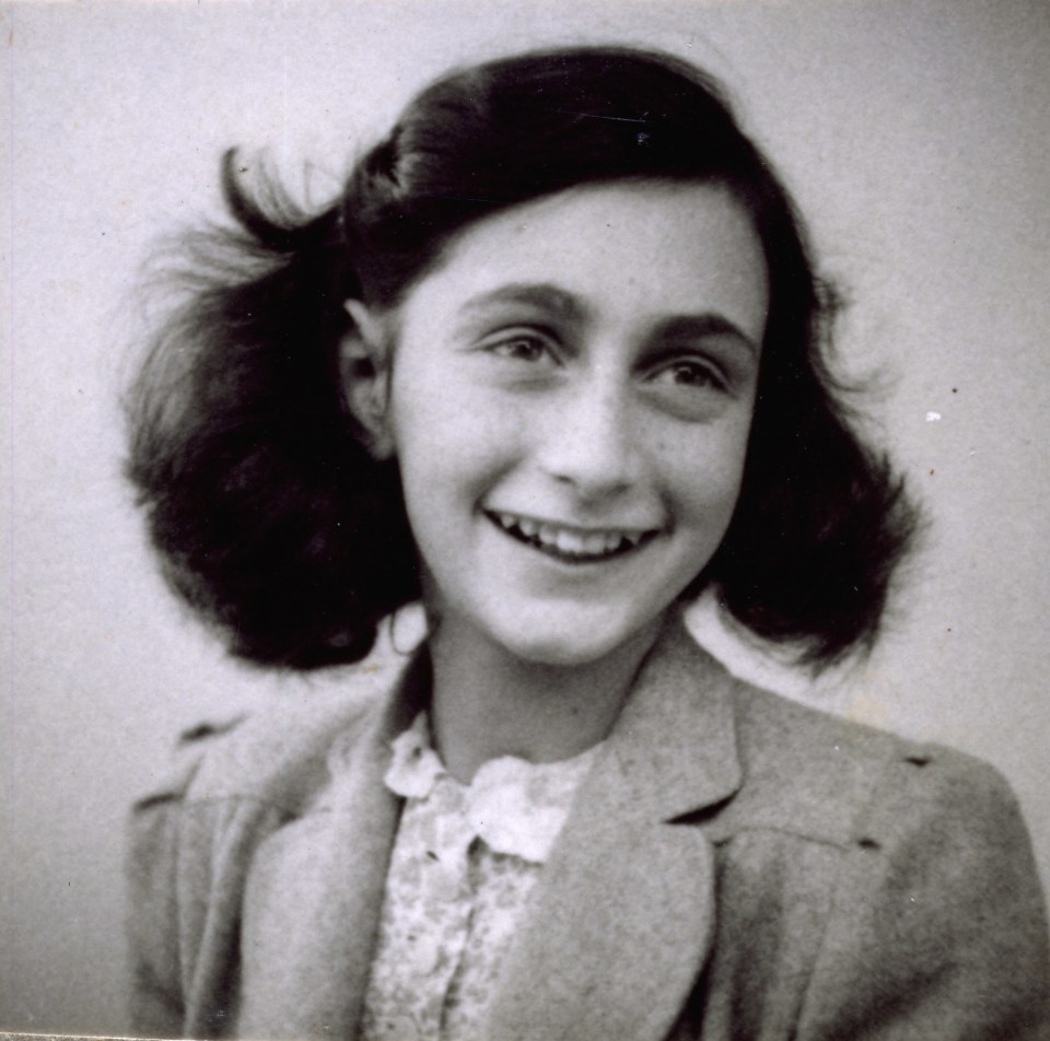 Anne Frank, pictured, was betrayed to the Nazis